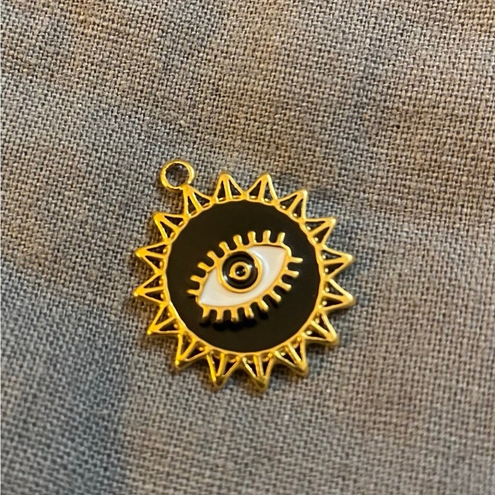 18k gold Evil Eye